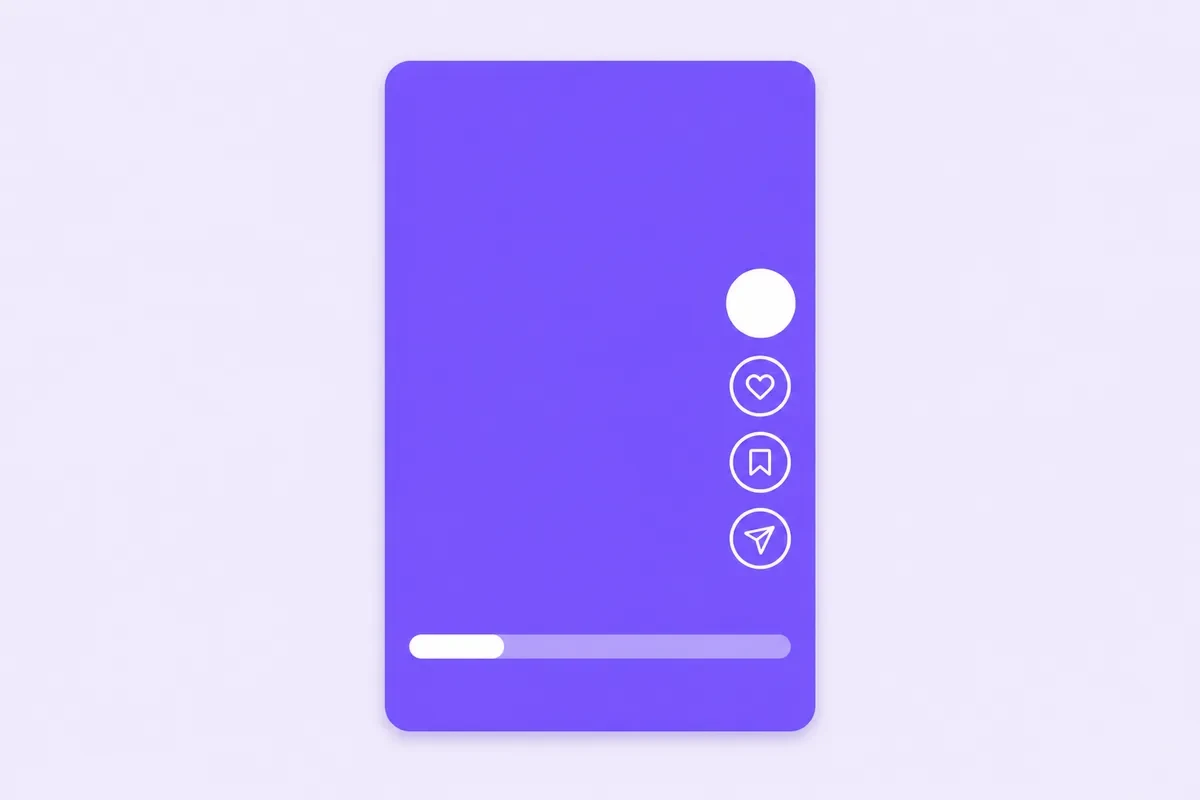 TikTok signal tiles showing views, likes, saves and shares